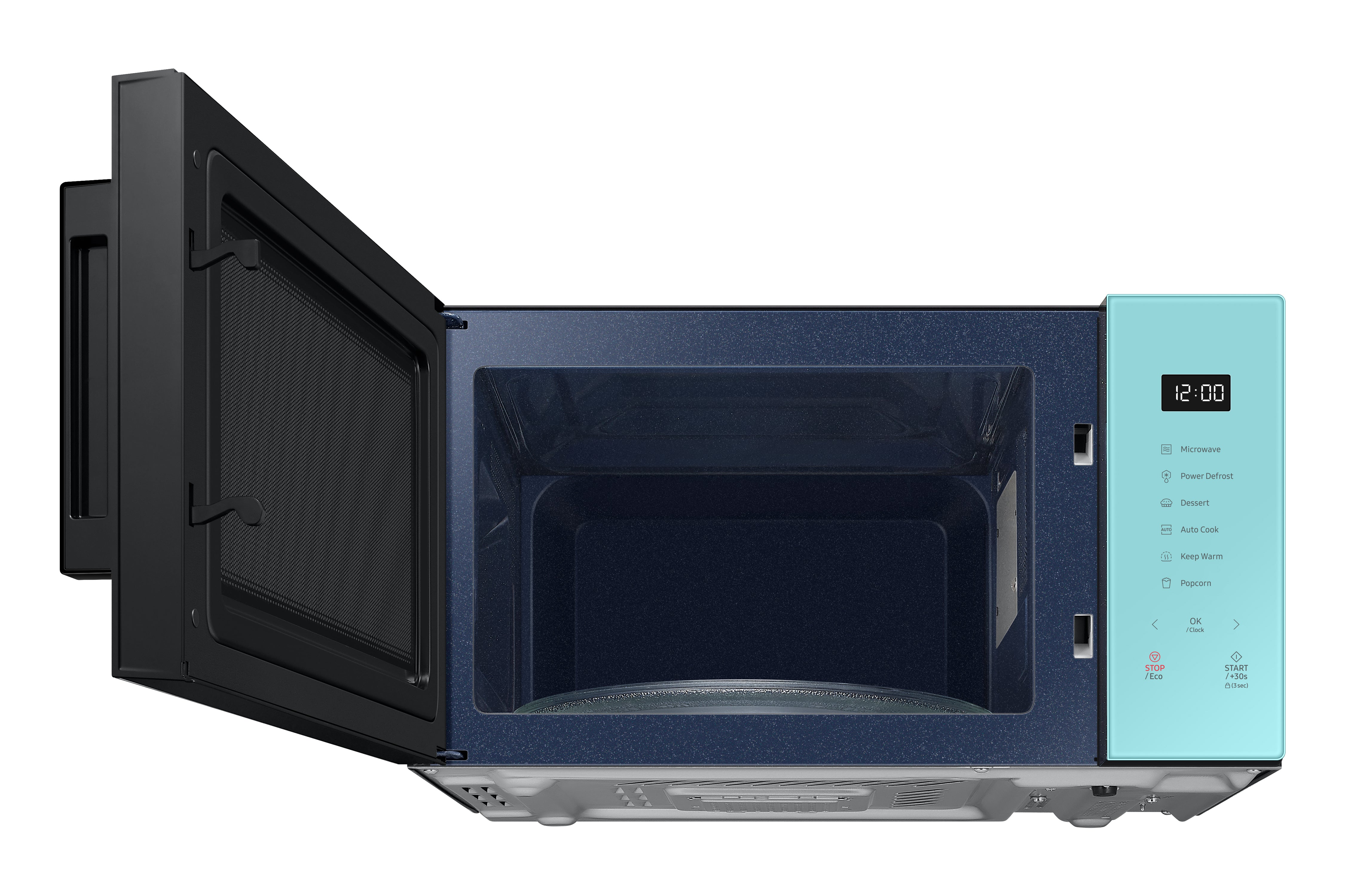 Samsung - 1.1 cu. Ft Counter top Microwave in Blue - MS11T5018AN