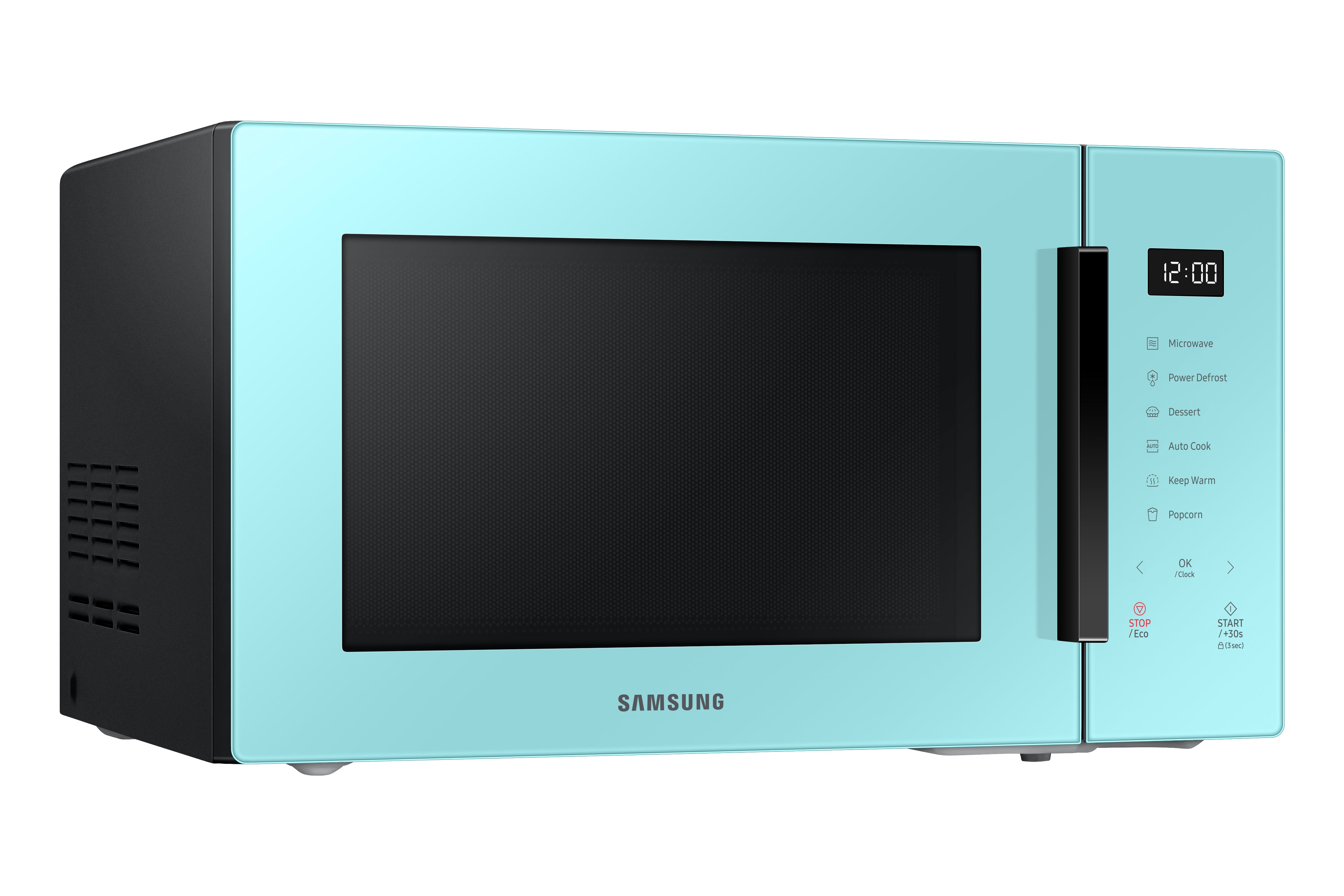 Samsung - 1.1 cu. Ft Counter top Microwave in Blue - MS11T5018AN