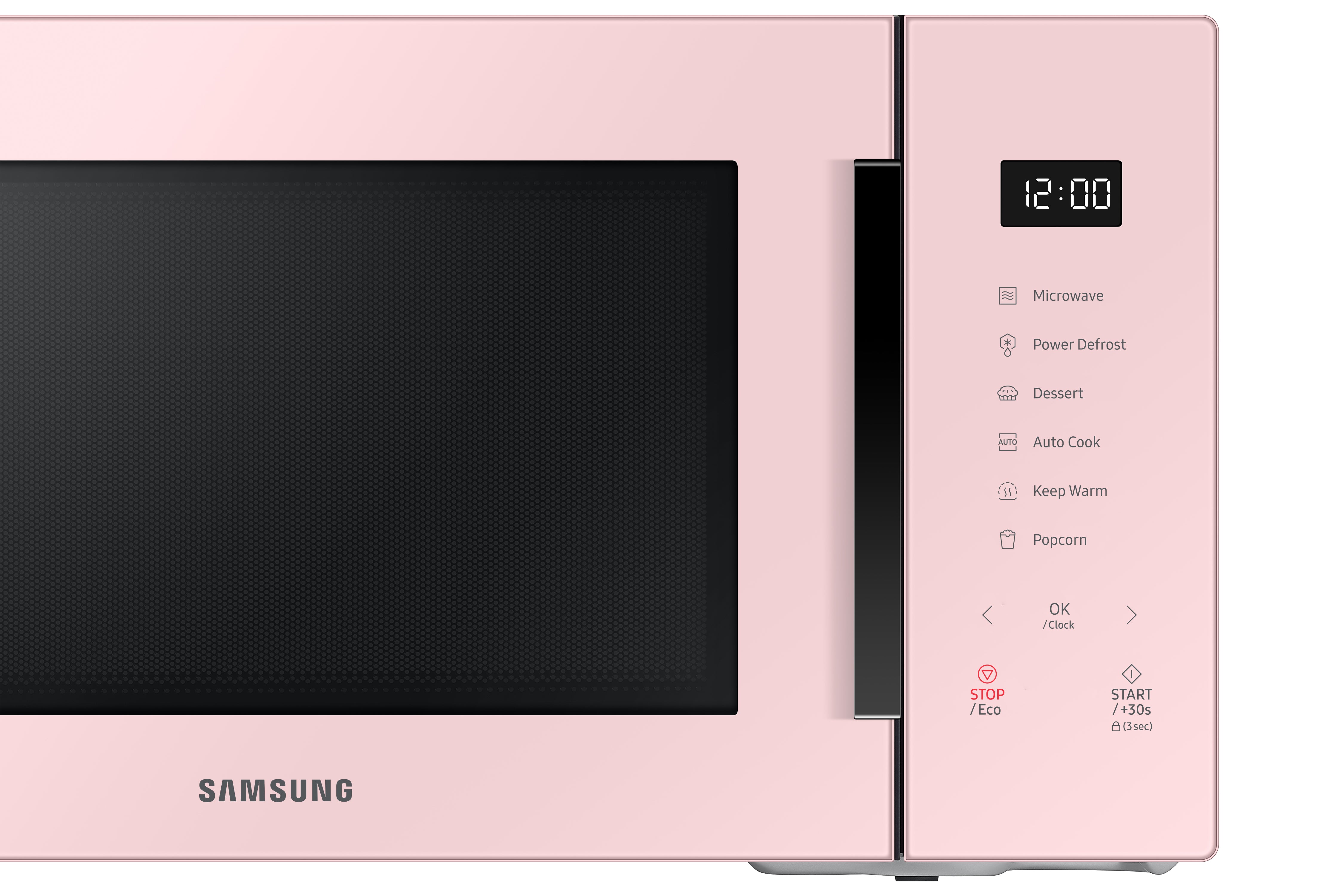 Samsung - 1.1 cu. Ft Counter top Microwave in Pink - MS11T5018AP