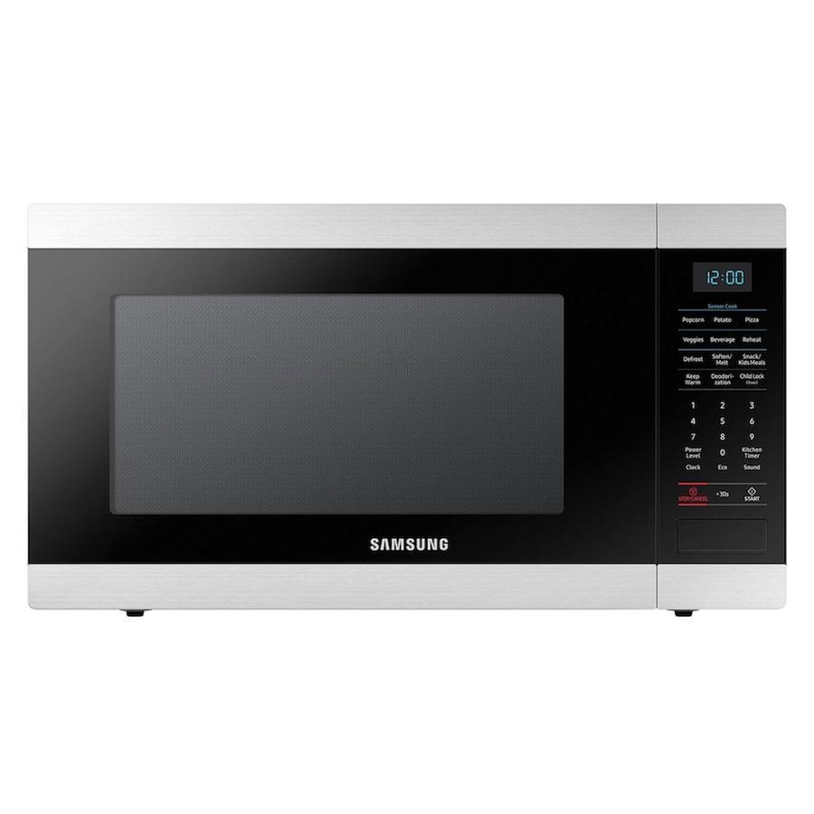 Samsung - 1.9 cu. Ft Counter top Microwave in Stainless - MS19M8000AS