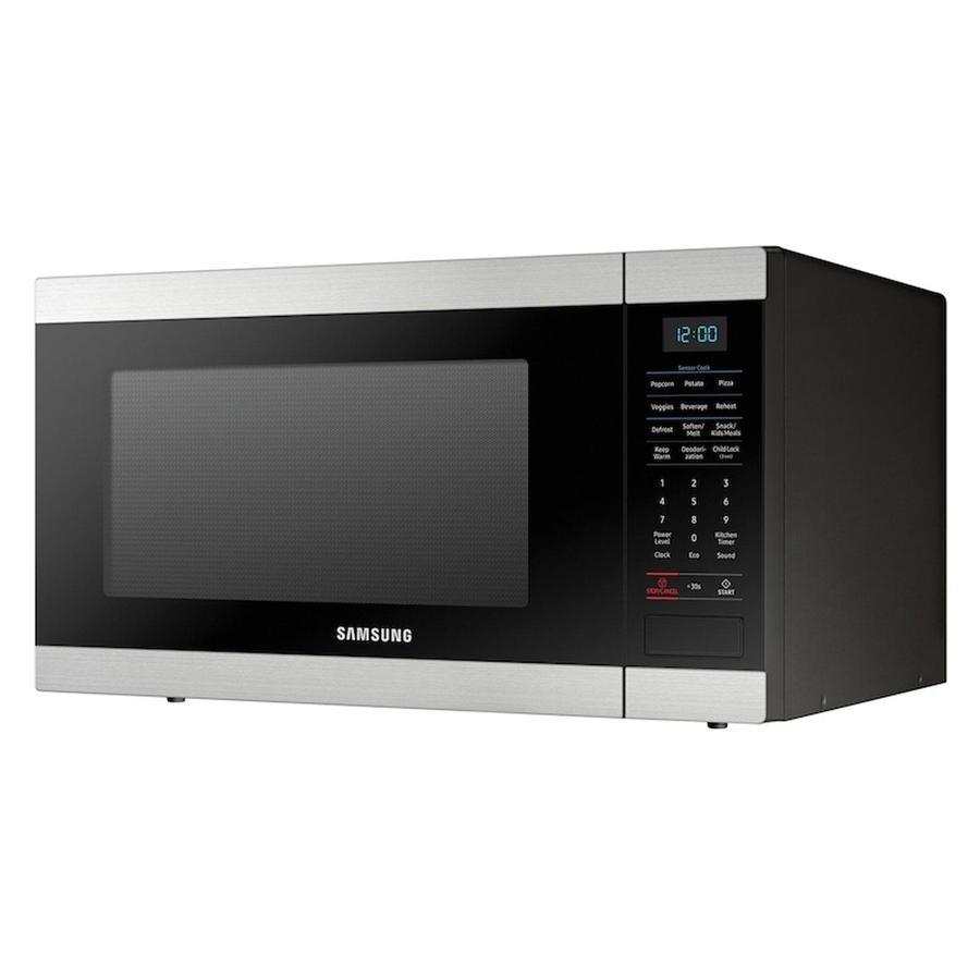 Samsung - 1.9 cu. Ft Counter top Microwave in Stainless - MS19M8000AS