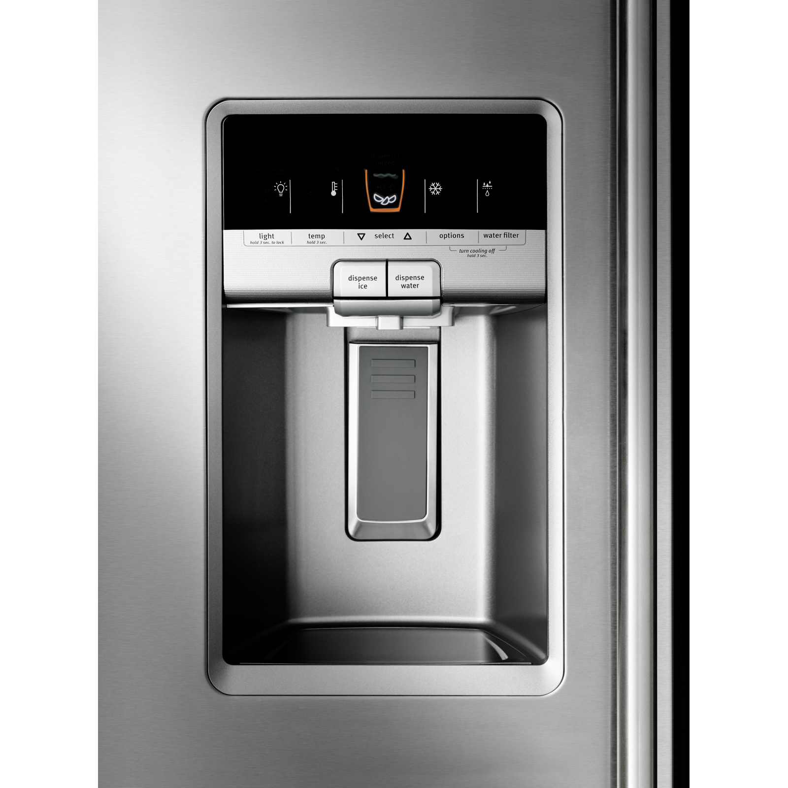 Maytag - 36 Inch 20.6 cu. ft Side by Side Refrigerator in Stainless - MSC21C6MFZ