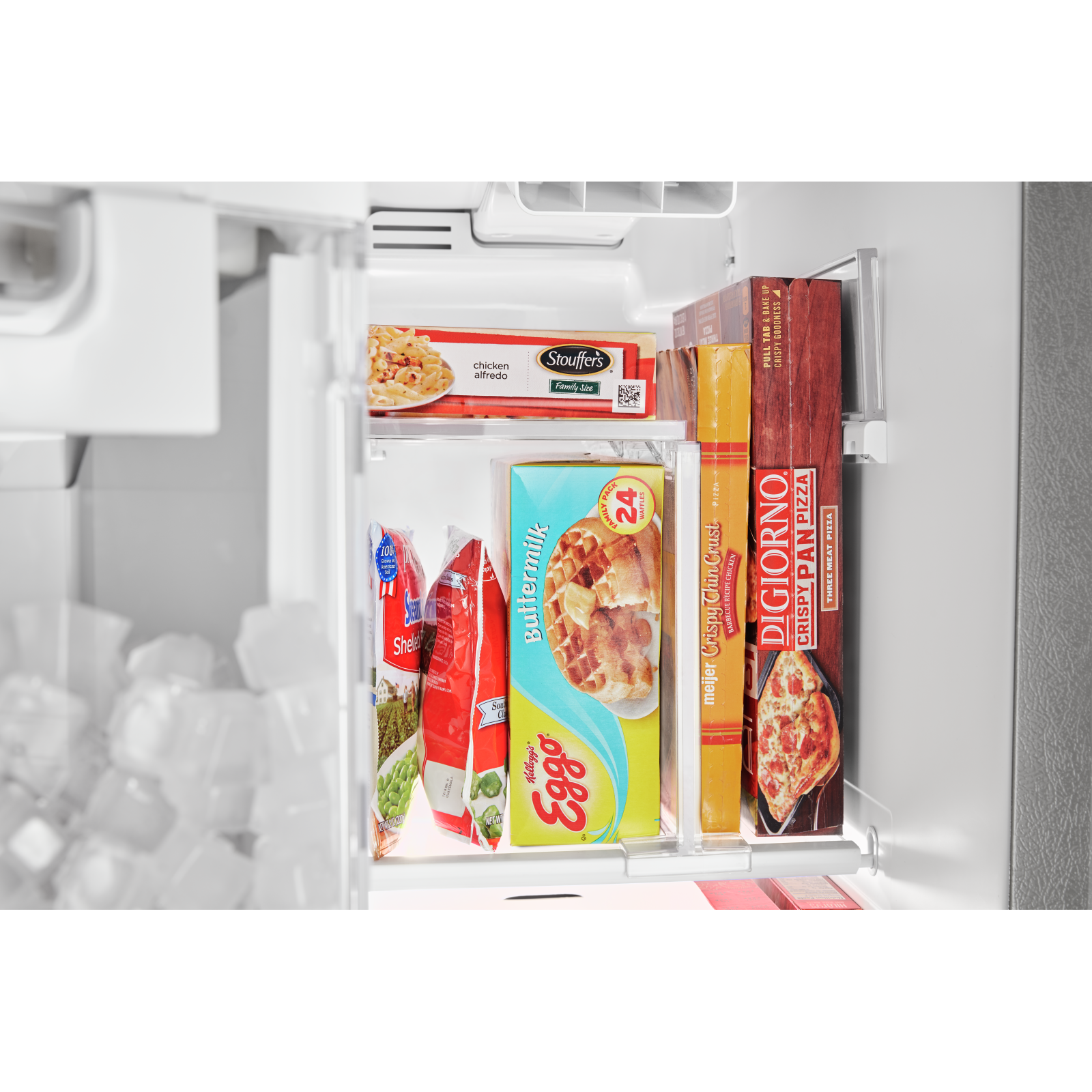 Maytag - 35.875 Inch 24.5 cu. ft Side by Side Refrigerator in Stainless - MSS25C4MGZ