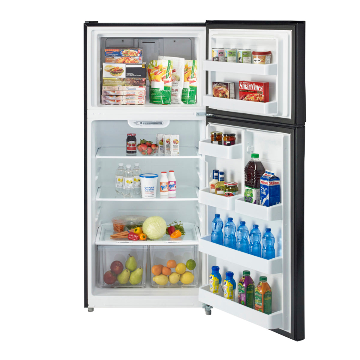 Moffat - 29.5 Inch 18 cu. ft Top Mount Refrigerator in Black - MTE18HTKBB
