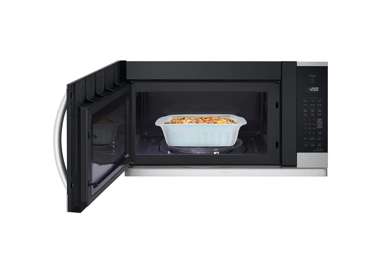 LG - 2.1 cu. Ft Over the range Microwave in Stainless - MVEL2125F