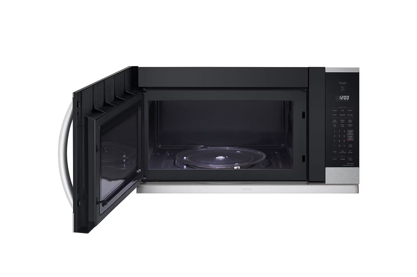 LG - 2.1 cu. Ft Over the range Microwave in Stainless - MVEL2125F