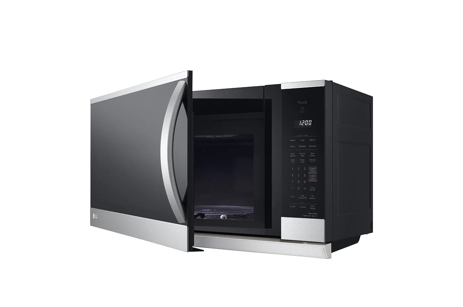 LG - 2.1 cu. Ft Over the range Microwave in Stainless - MVEL2125F