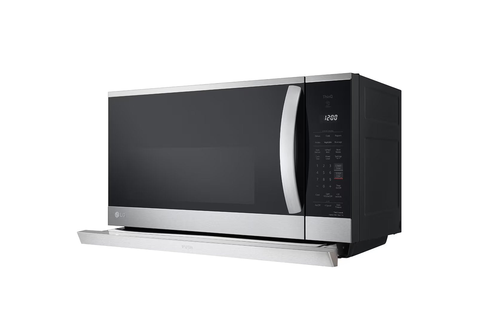 LG - 2.1 cu. Ft Over the range Microwave in Stainless - MVEL2125F