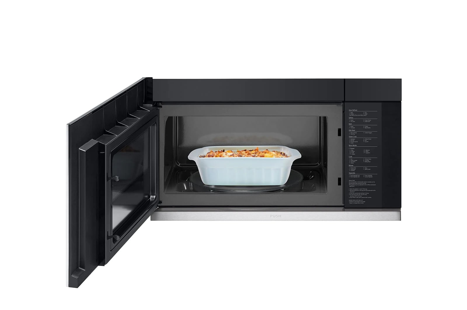 LG - 2.1 cu. Ft Over the range Microwave in Stainless - MVEL2137F