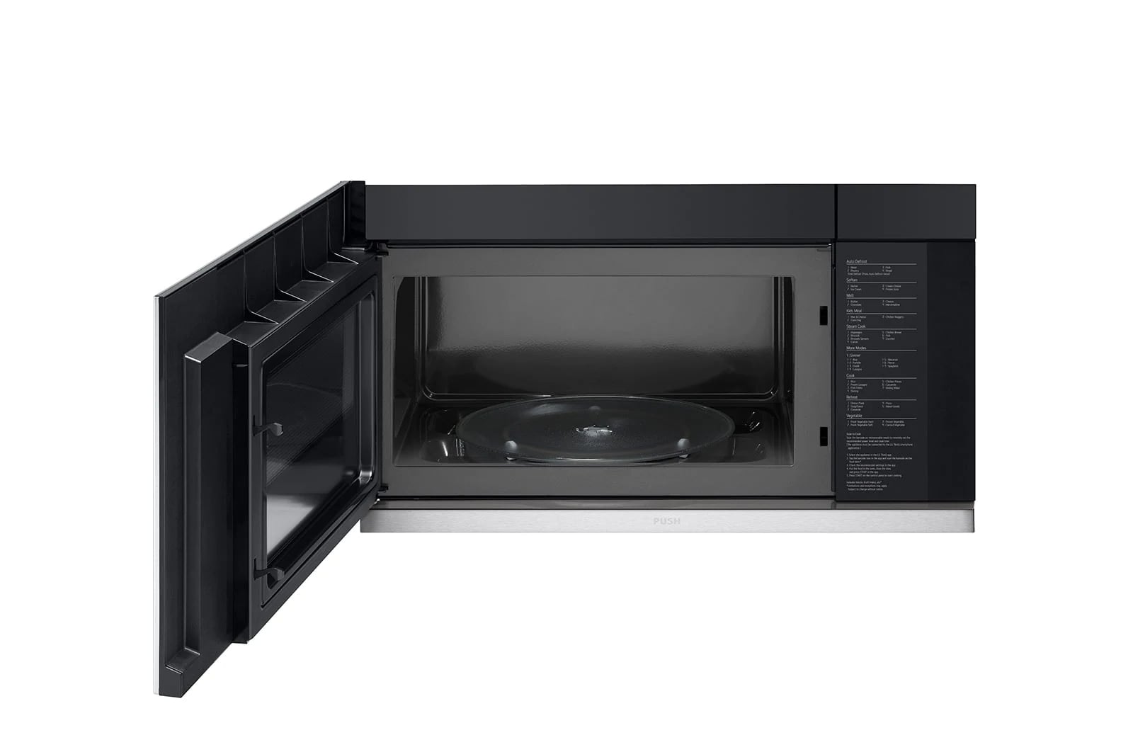 LG - 2.1 cu. Ft Over the range Microwave in Stainless - MVEL2137F