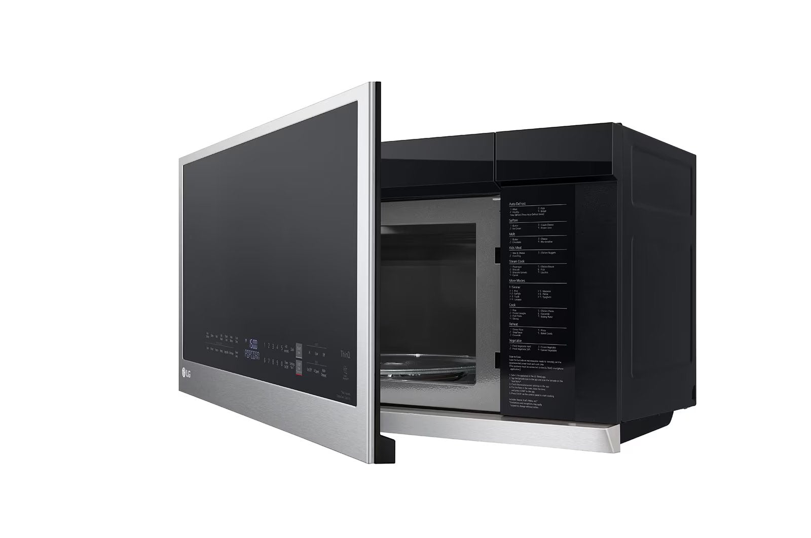 LG - 2.1 cu. Ft Over the range Microwave in Stainless - MVEL2137F