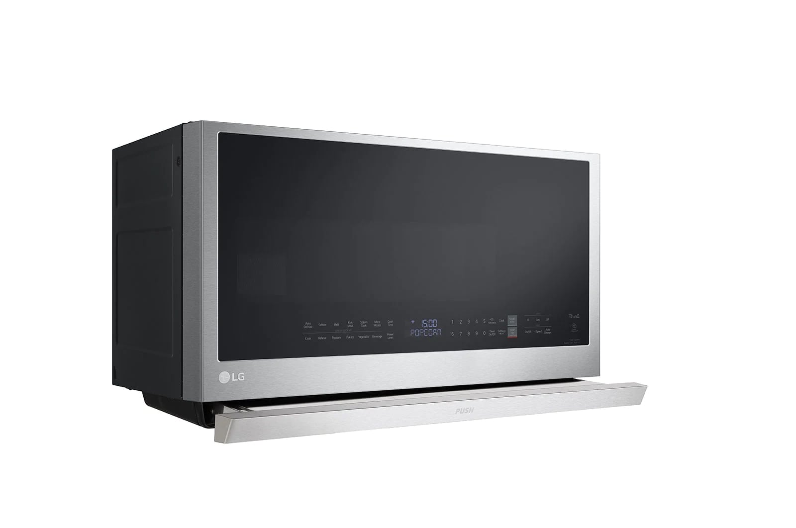 LG - 2.1 cu. Ft Over the range Microwave in Stainless - MVEL2137F