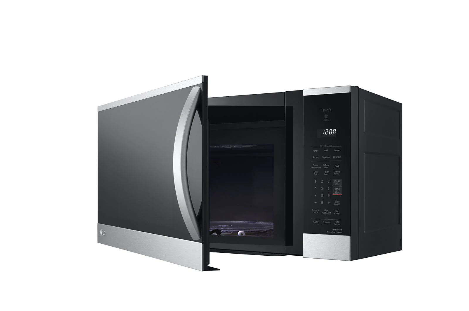 LG - 1.8 cu. Ft Over the range Microwave in Stainless - MVEM1825F