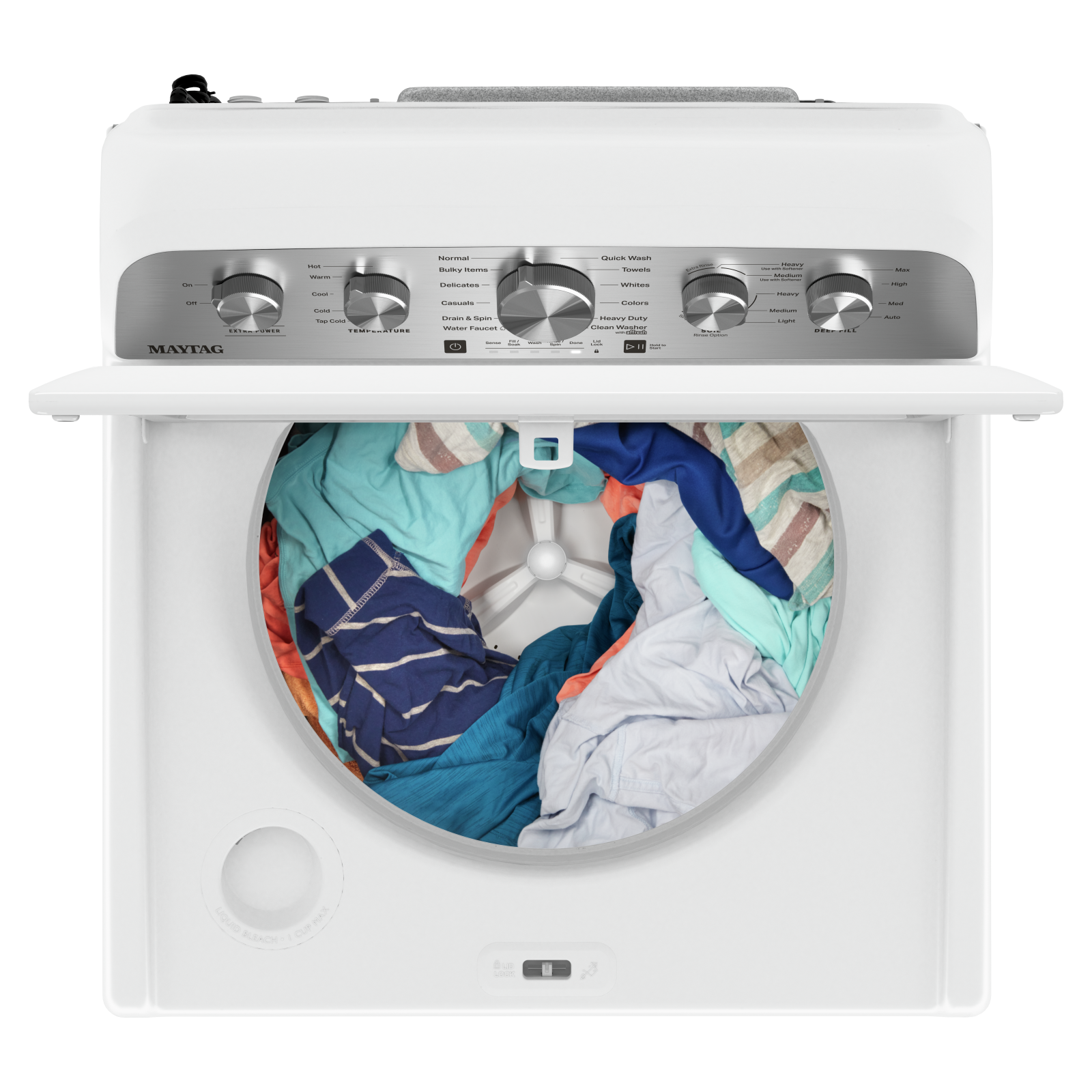 Maytag - 5.5 cu. Ft Top Load Washer in White - MVW5430MW