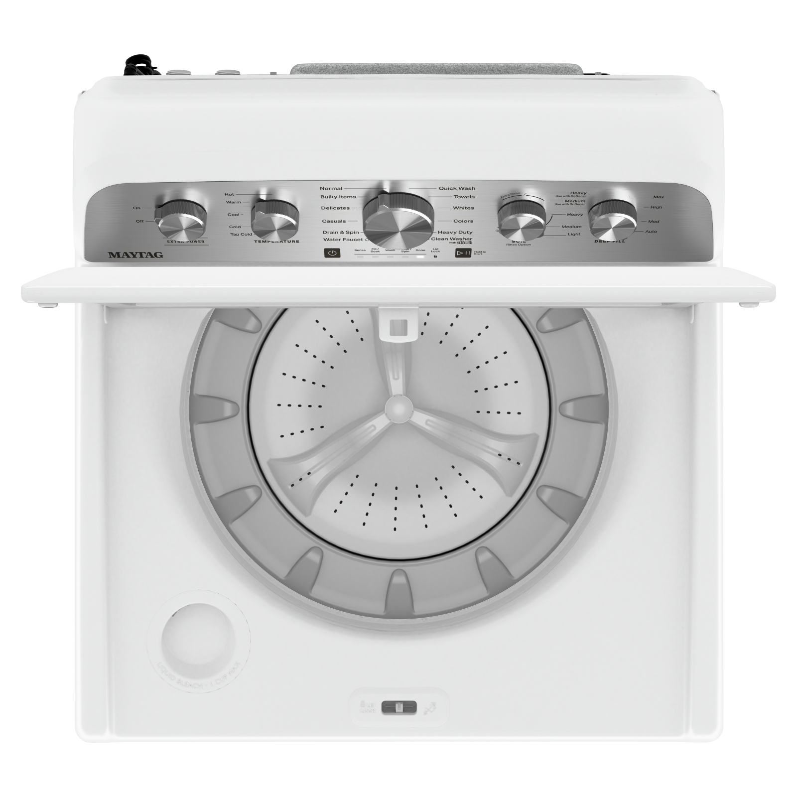 Maytag - 5.5 cu. Ft Top Load Washer in White - MVW5430MW