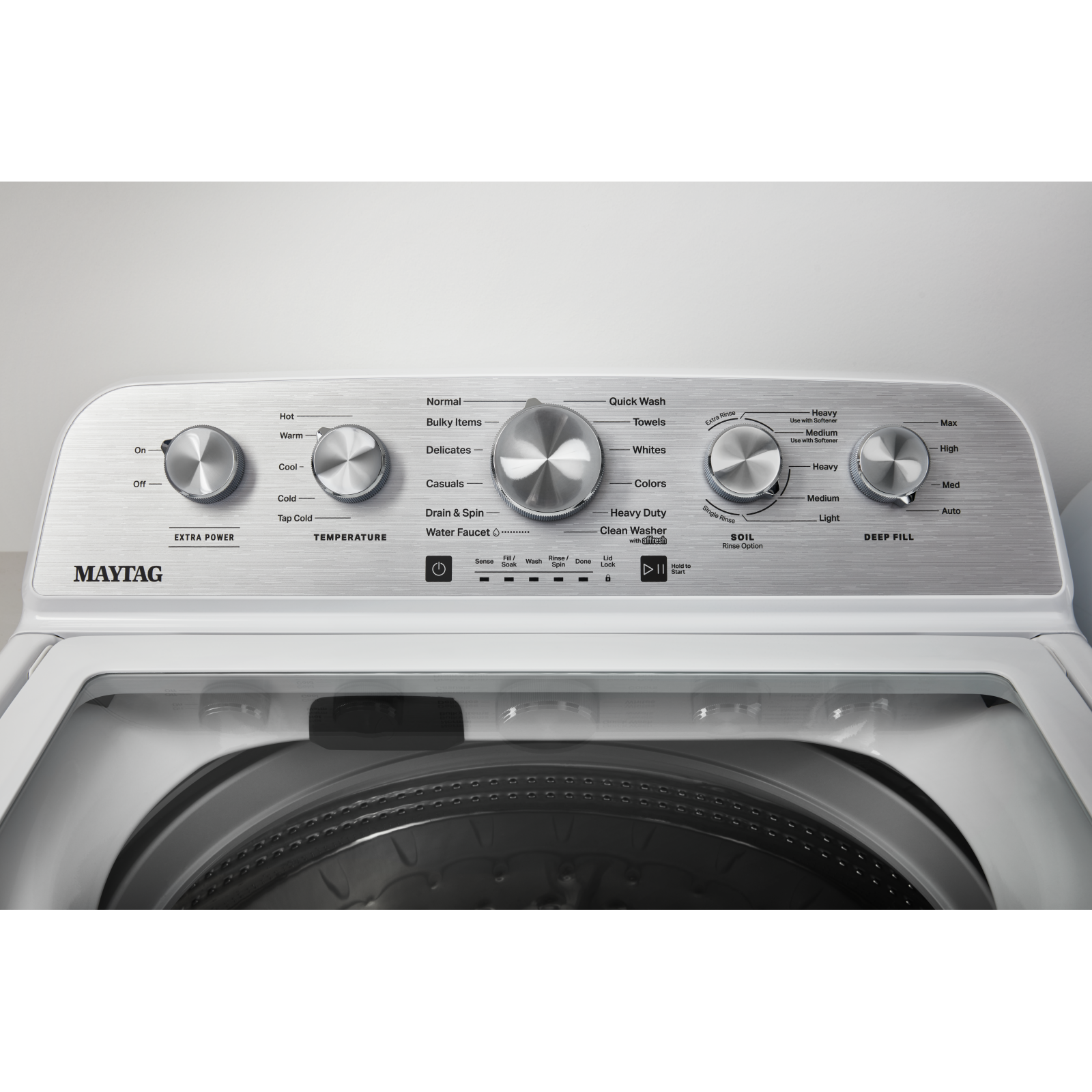 Maytag - 5.5 cu. Ft Top Load Washer in White - MVW5430MW