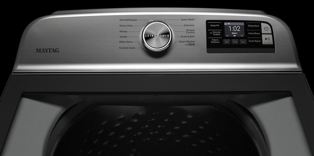 Maytag - 5.4 cu. Ft Top Load Washer in White - MVW6230HW