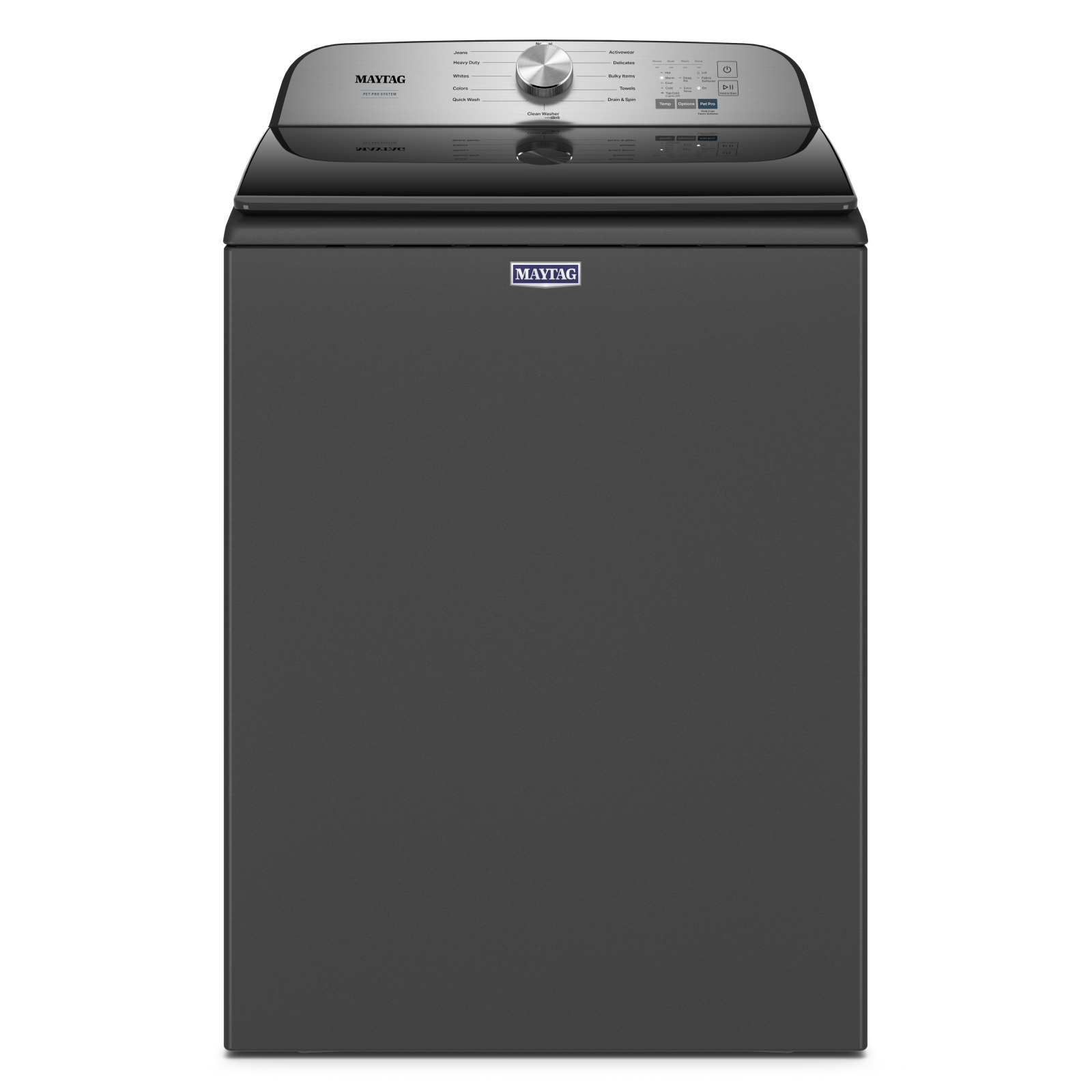 Maytag - Pet Pro 5.4 cu. Ft Top Load Washer in Black - MVW6500MBK