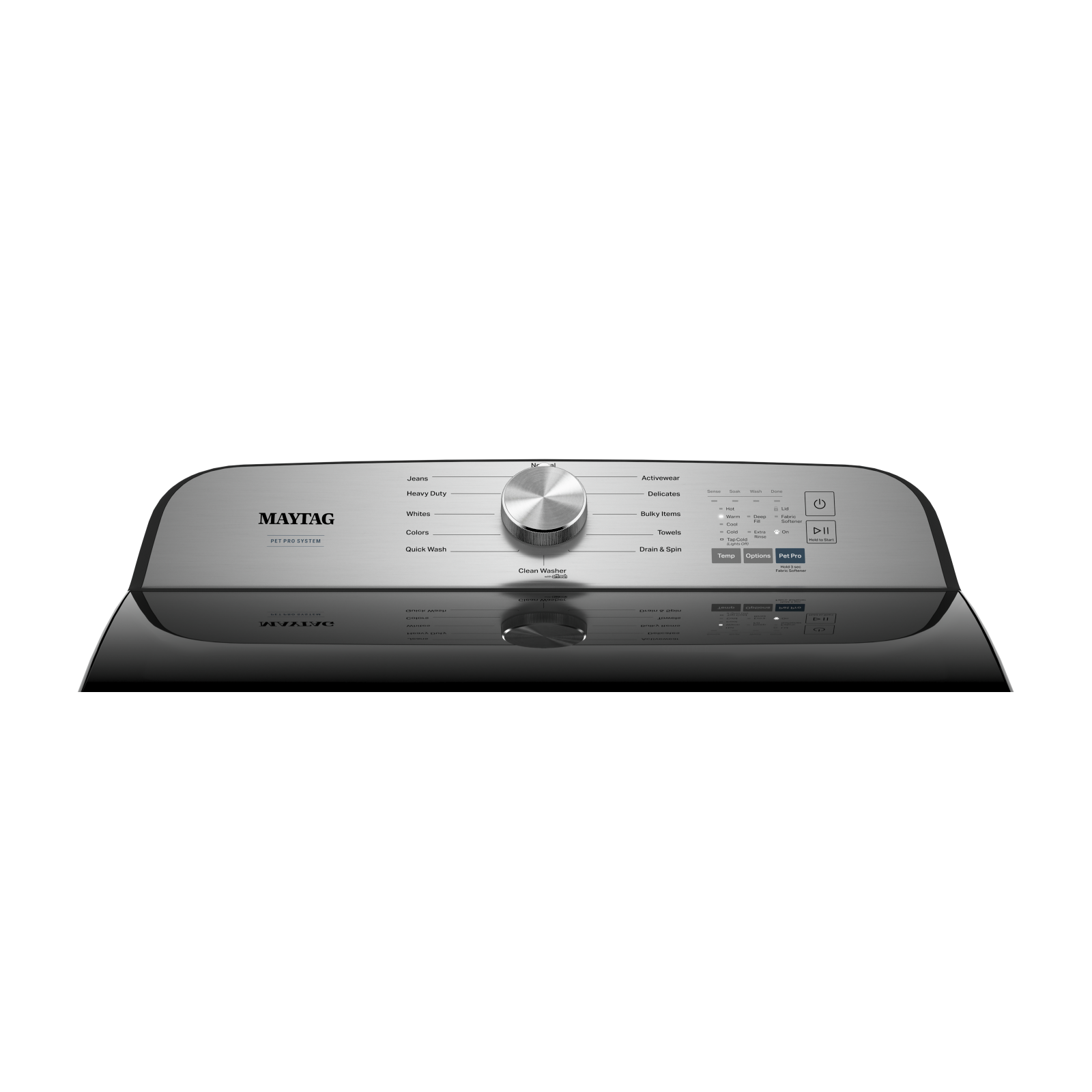 Maytag - Pet Pro 5.4 cu. Ft Top Load Washer in Black - MVW6500MBK