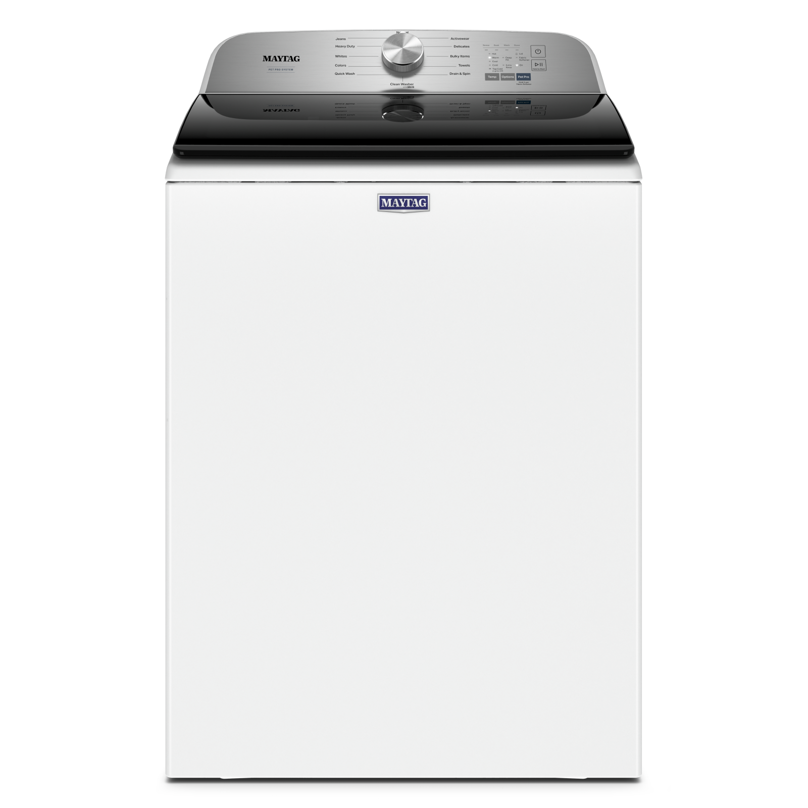 Maytag - 5.4 cu. Ft Top Load Washer in White - MVW6500MW