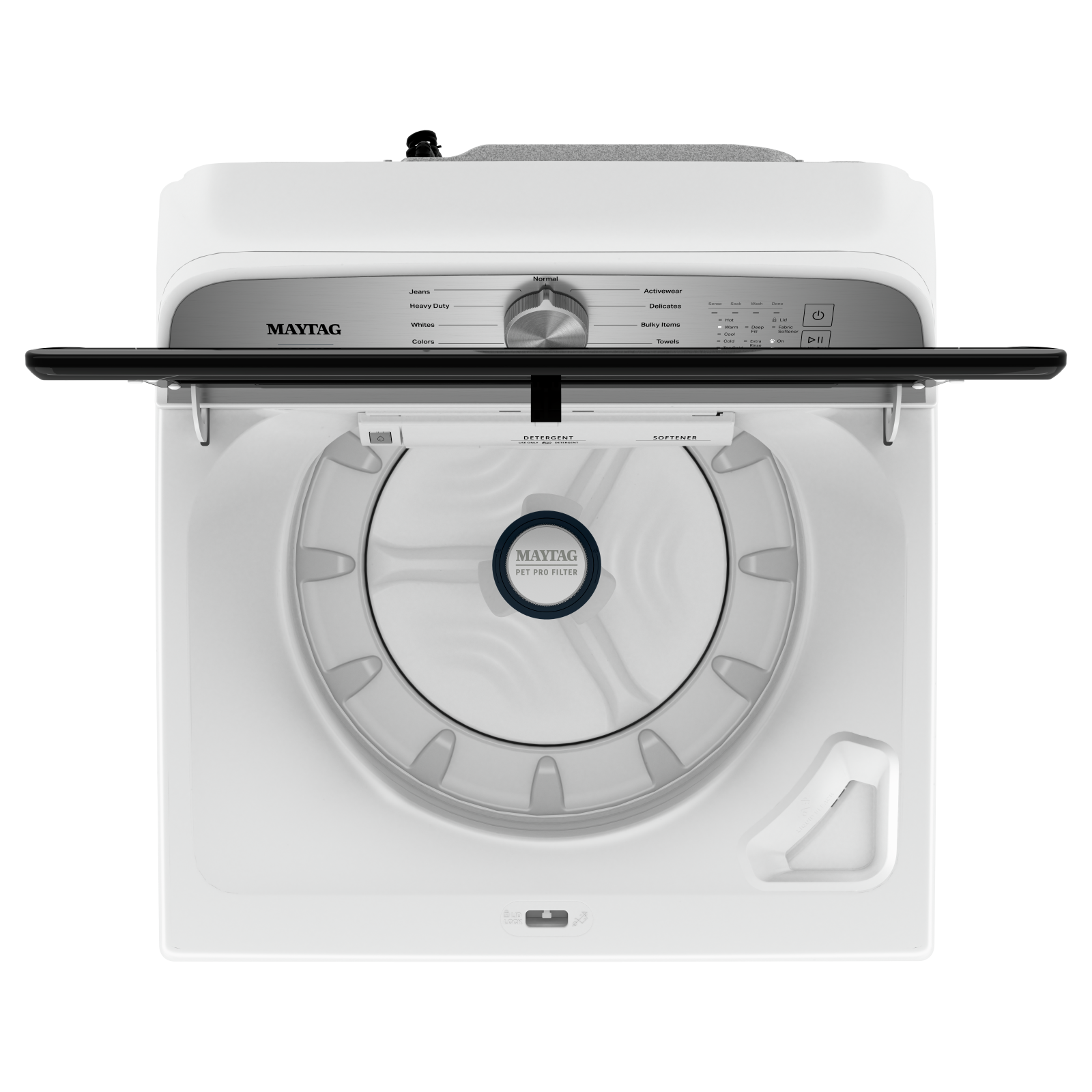 Maytag - 5.4 cu. Ft Top Load Washer in White - MVW6500MW