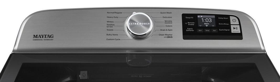 Maytag - 6 cu. Ft Top Load Washer in Grey - MVW7230HC