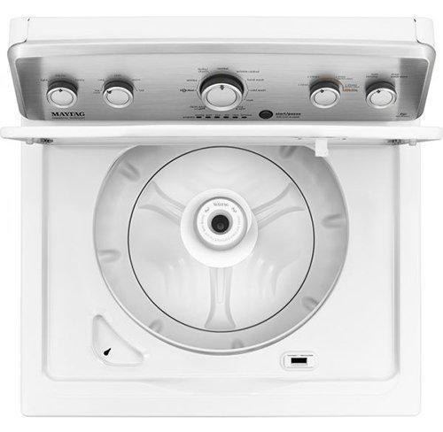 Maytag - 4.9 cu. Ft Top Load Washer in White - MVWC565FW