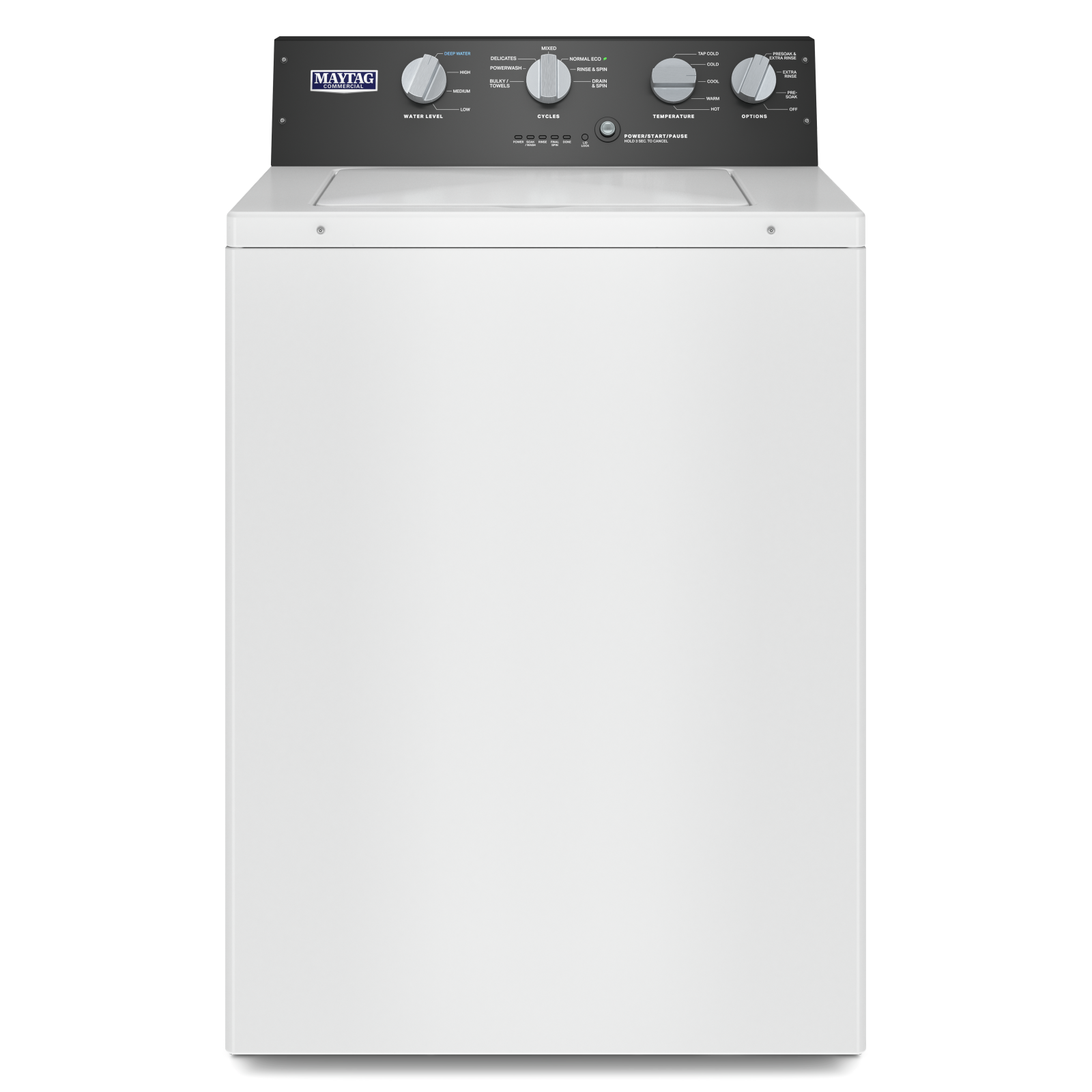 Maytag - 4 cu. Ft Commercial Top Load Washer in White - MVWP586GW