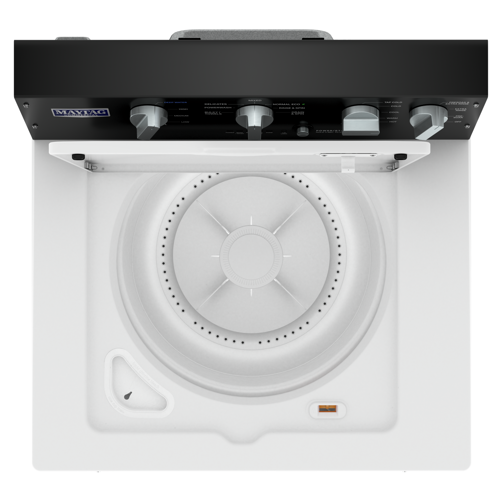 Maytag - 4 cu. Ft Commercial Top Load Washer in White - MVWP586GW