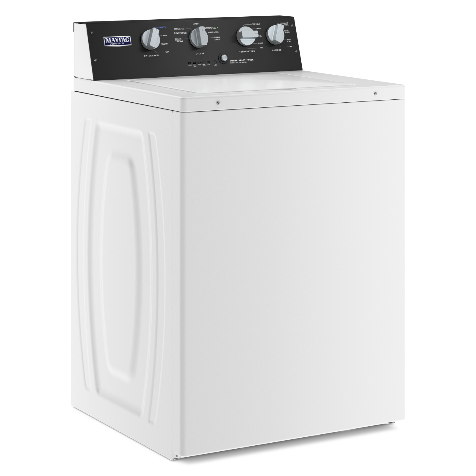 Maytag - 4 cu. Ft Commercial Top Load Washer in White - MVWP586GW