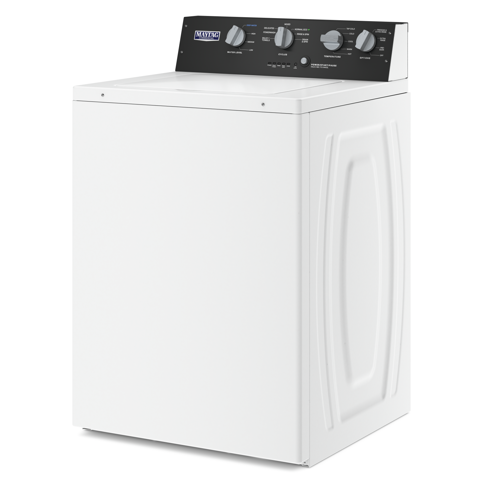 Maytag - 4 cu. Ft Commercial Top Load Washer in White - MVWP586GW