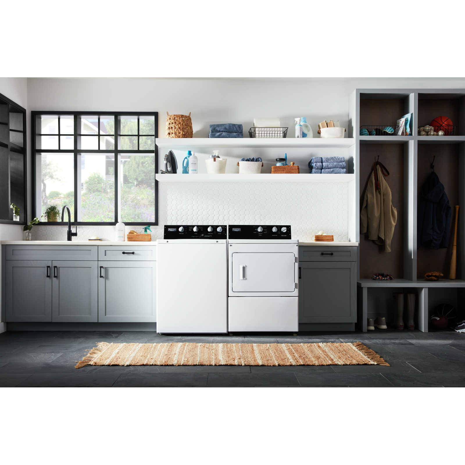 Maytag - 4 cu. Ft Commercial Top Load Washer in White - MVWP586GW