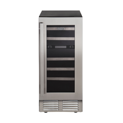 Marathon 15" Stainelss Steel Dual Zone Wine Cooler - MWC28-DSS