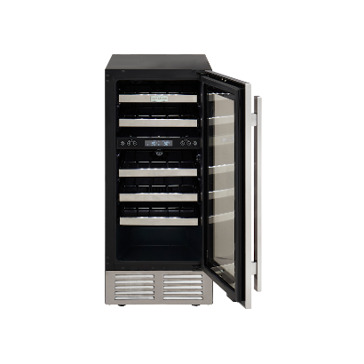Marathon 15" Stainelss Steel Dual Zone Wine Cooler - MWC28-DSS