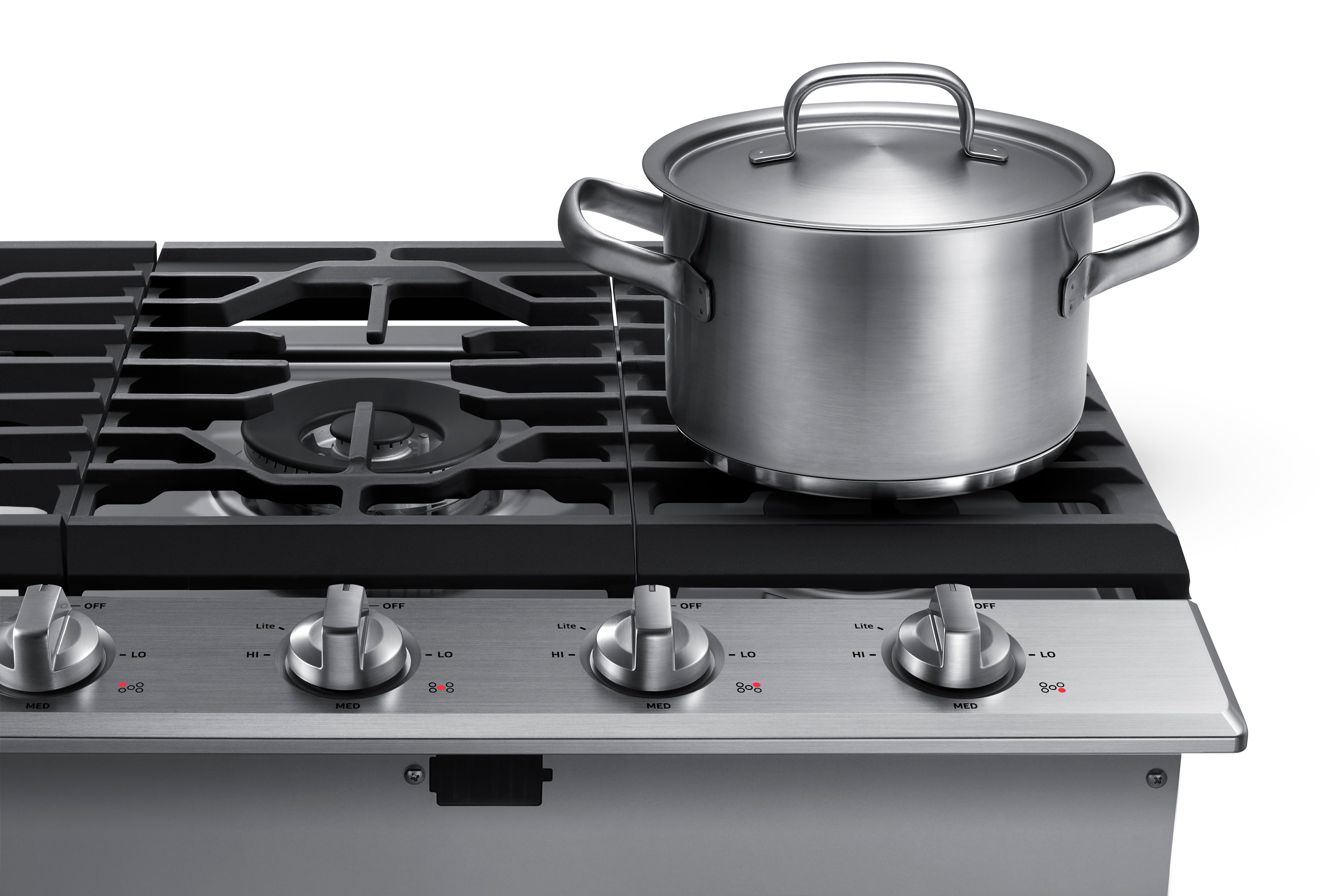 Samsung - 30 inch wide Gas Cooktop in Stainless - NA30N6555TS