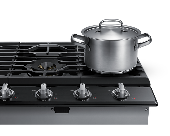 Samsung - 30 inch wide Gas Cooktop in Black Stainless - NA30N7755TG