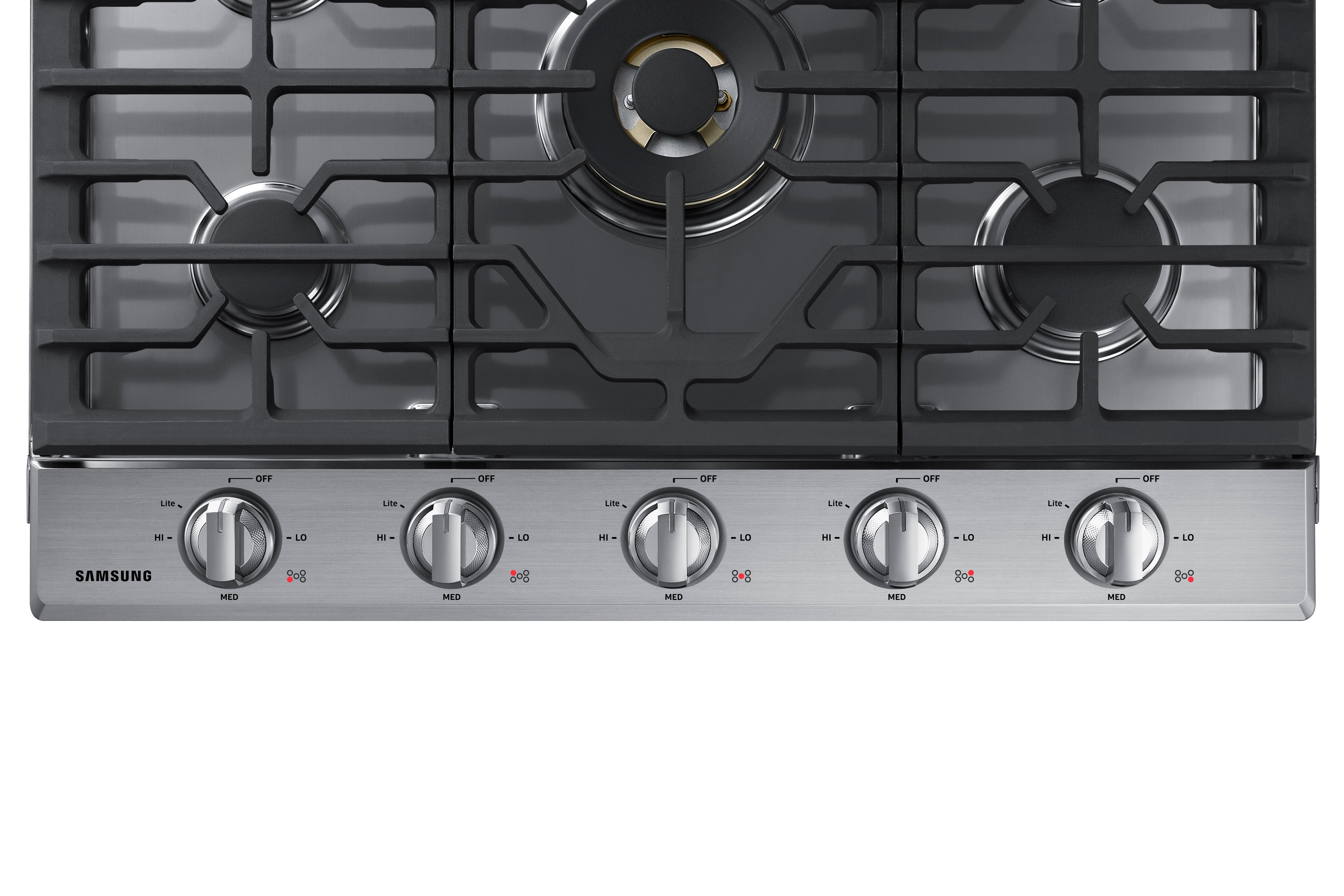 Samsung - 30 inch wide Gas Cooktop in Stainless - NA30N7755TS