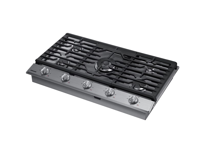 Samsung - 36 inch wide Gas Cooktop in Stainless - NA36N6555TS