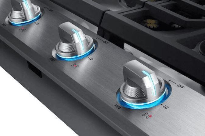 Samsung - 36 inch wide Gas Cooktop in Stainless - NA36N7755TS