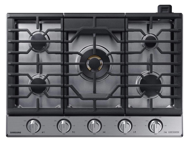 Samsung - 22.3 inch wide Gas Cooktop in Stainless - NA36N9755TS