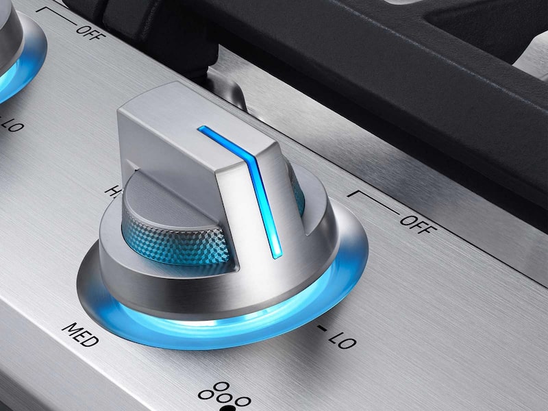 Samsung - 22.3 inch wide Gas Cooktop in Stainless - NA36N9755TS