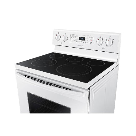 Samsung - 5.9 cu. ft Electric Range in White - NE59M4320SW