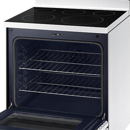 Samsung - 5.9 cu. ft Electric Range in White - NE59M4320SW