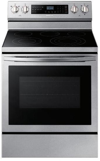 Samsung - 5.9 cu. ft Electric Range in Stainless - NE59R6631SS