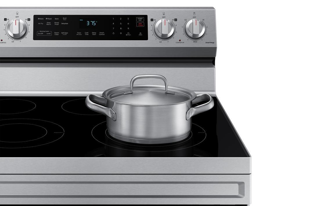 Samsung - 6.3 cu. ft Electric Range in Stainless - NE63A6511SS