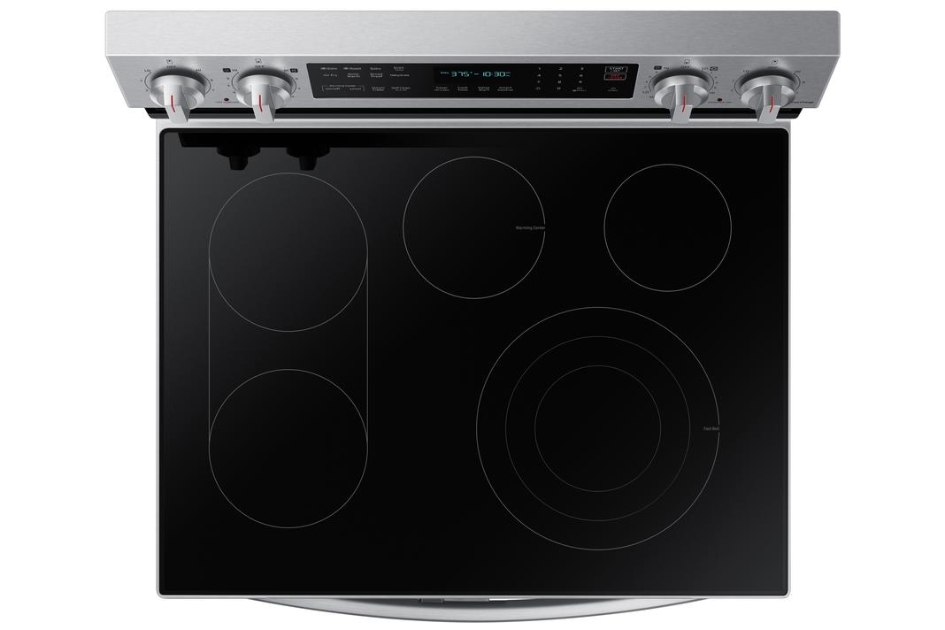 Samsung - 6.3 cu. ft Electric Range in Stainless - NE63A6751SS