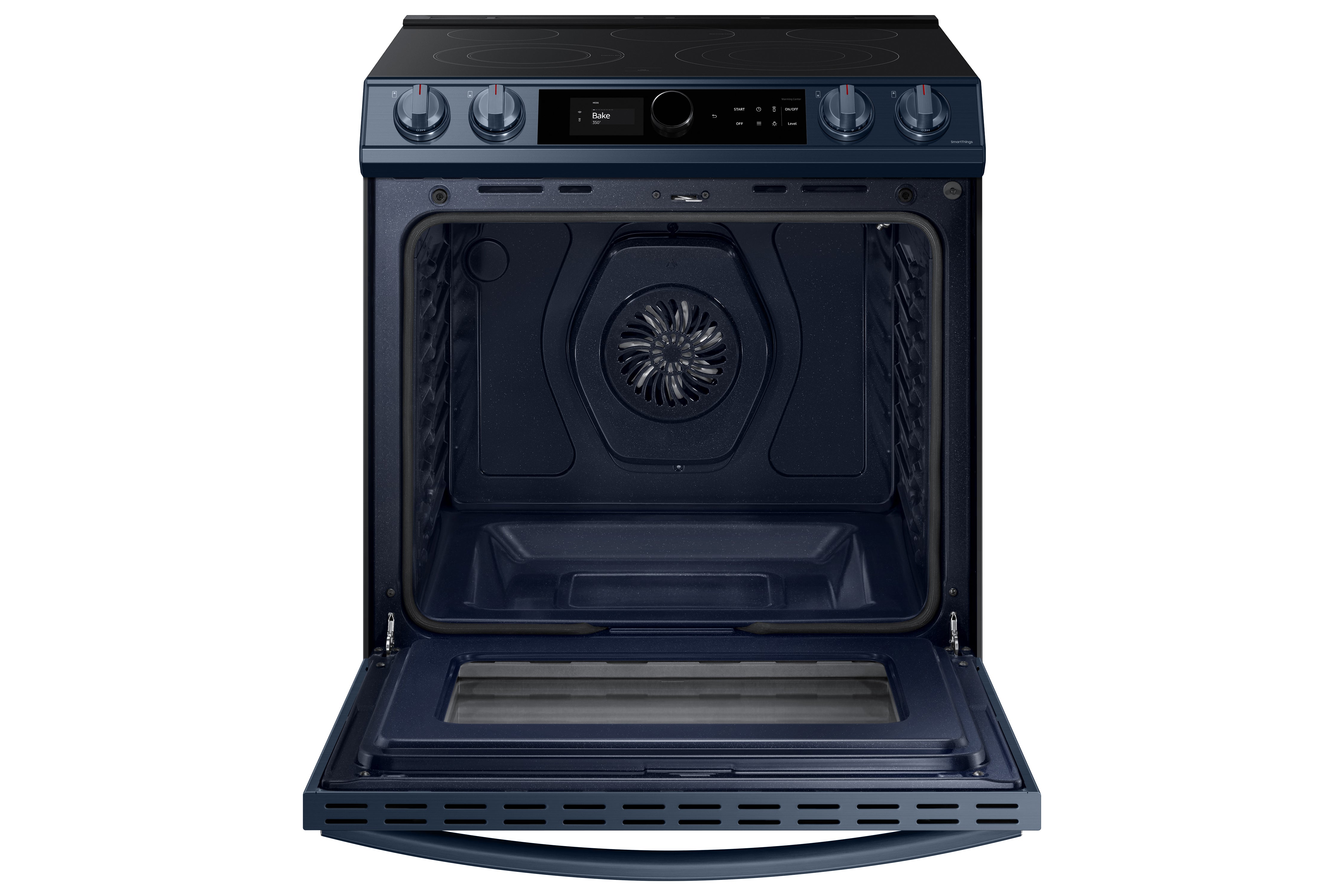 Samsung - Bespoke 6.3 cu. ft Electric Range in Blue - NE63A8711QN