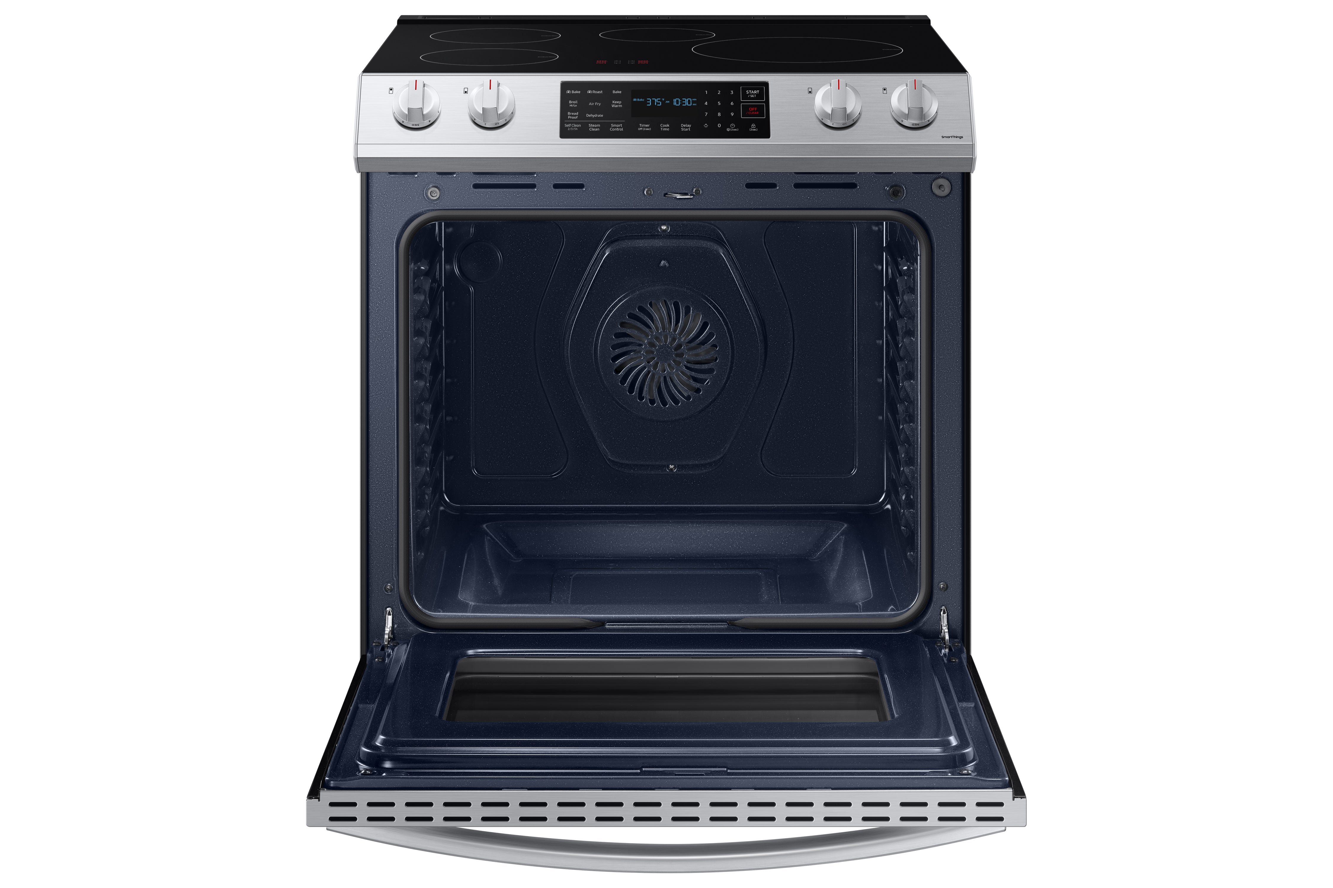 Samsung - 6.3 cu. ft Induction Range in Stainless - NE63B8411SS