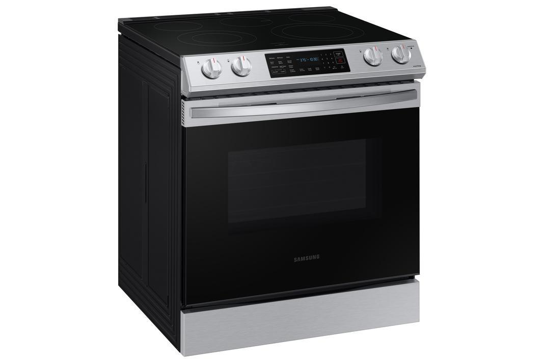 Samsung - 6.3 cu. ft Electric Range in Stainless - NE63T8311SS