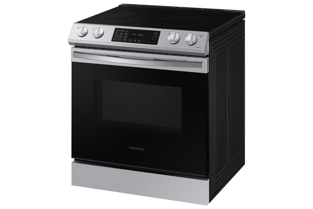 Samsung - 6.3 cu. ft Electric Range in Stainless - NE63T8311SS